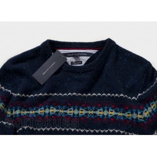 TOMMY HILFIGER SWETER MESKI CREW NECK 